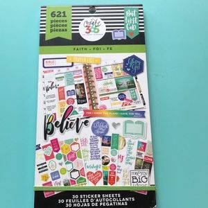 The Happy Planner Faith Sticker Book NEW
